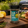 Angus & Oink Lemon Pepper rub in BBQ-setting