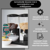 Cornflakes Dispenser met 2 Voorraadpotten – Stijlvol & Praktisch