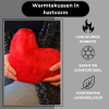 Warmtekussen in hartvorm – Zacht warmtegeschenk met lavendelgeur