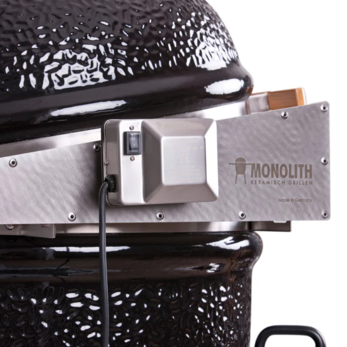 Rotisserie Motor 220V - 1,5m Snoer - Perfect voor Monolith Classic & LeChef - Kamado BBQ Spit