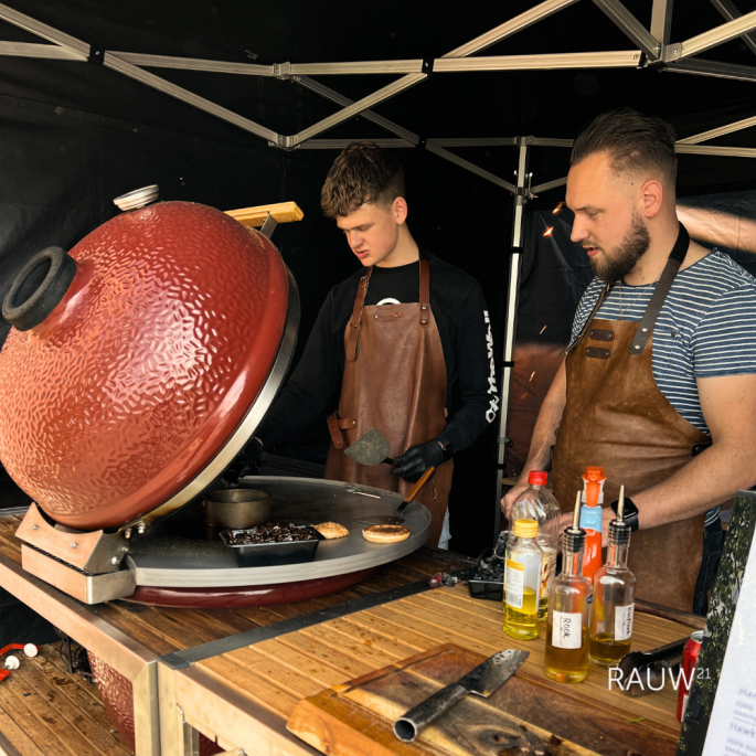 Workshop 5-Gangen Diner Kamado - Ultieme Kookervaring - Compact & Stijlvol Zwart - Buitenkeuken Grillen - Leer Meesterlijke Gerechten Bereiden op je Kamado Grill