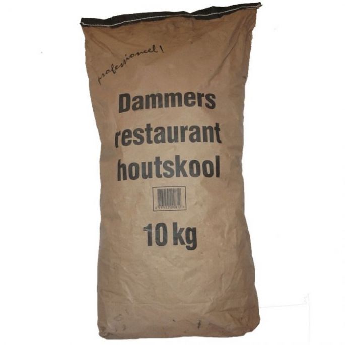 Dammers Restaurant Houtskool - 10kg - Houtskool bbq - Dammers houtskool - Brand langdurig mee