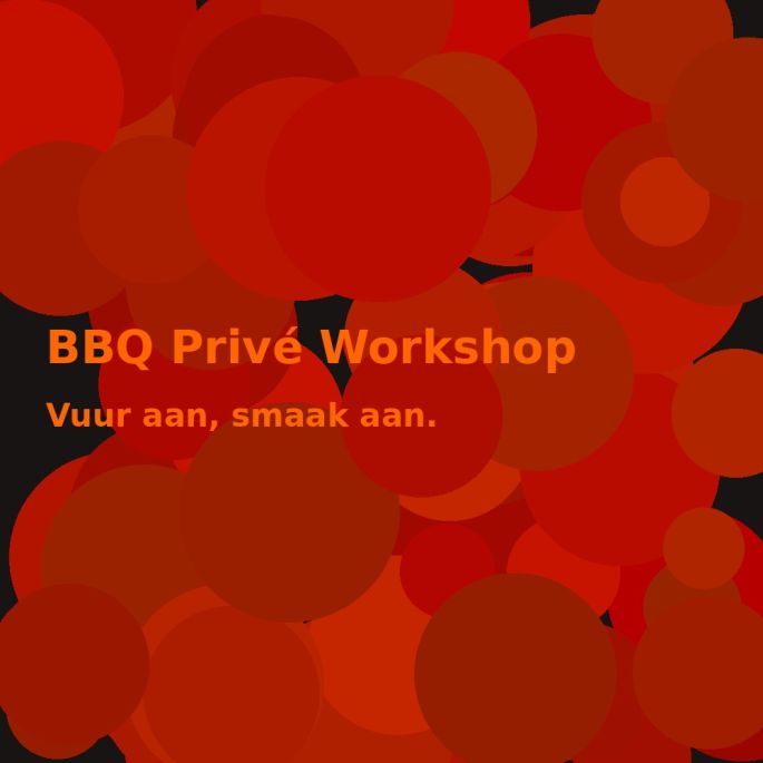 BBQ prive workshop - kamado cursus