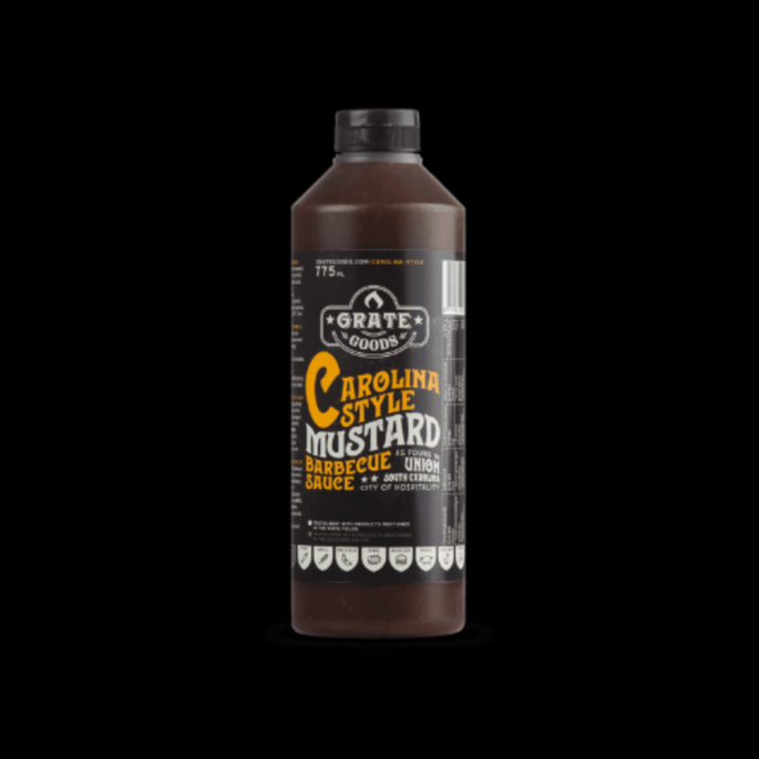 Carolina style mustard barbeque sauce grate goods