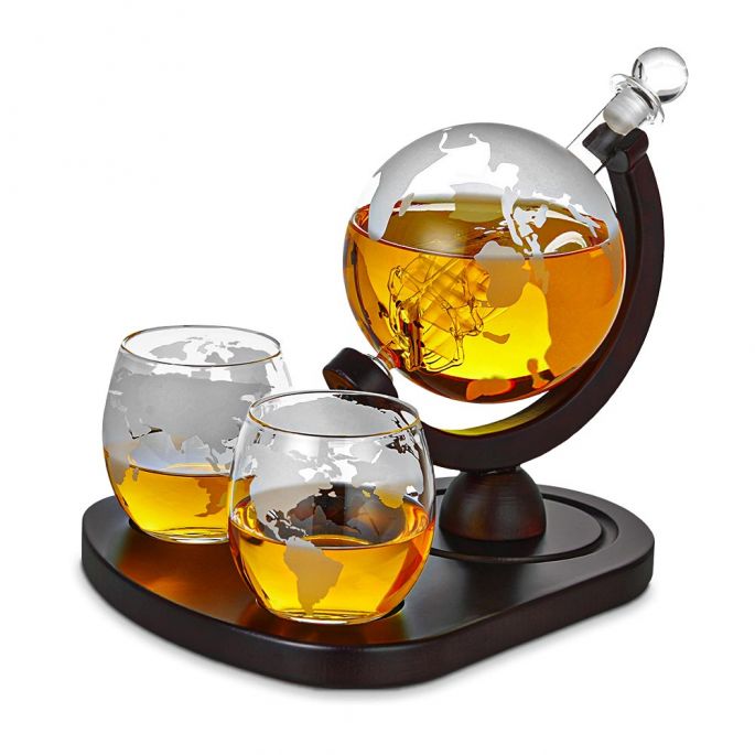 Globe Whiskey Decanter Deluxe