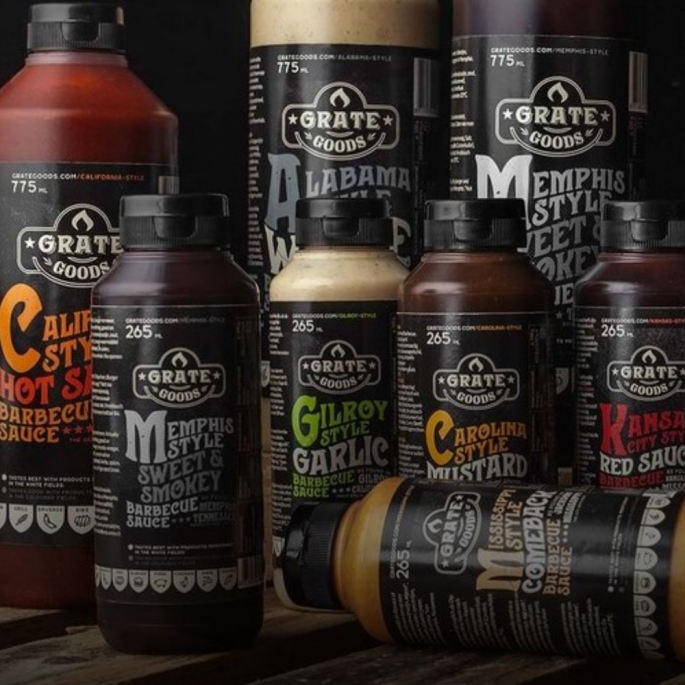 BBQ sauces van Grate Goods 