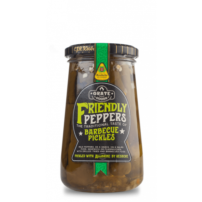 Friendly Peppers Barbecue Pickles 325 gram