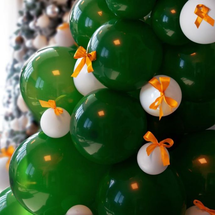 Ballonnen Kerstboom -  DIY Balloon Christmas Tree