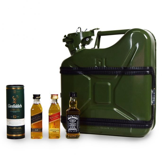 Jerrycan whiskey tasting pakket