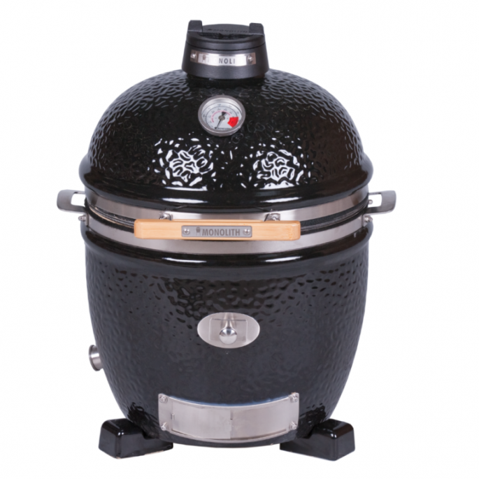 Monolith Junior - Zwart - Excl. onderstel - Kamado bbq - barbecue kopen