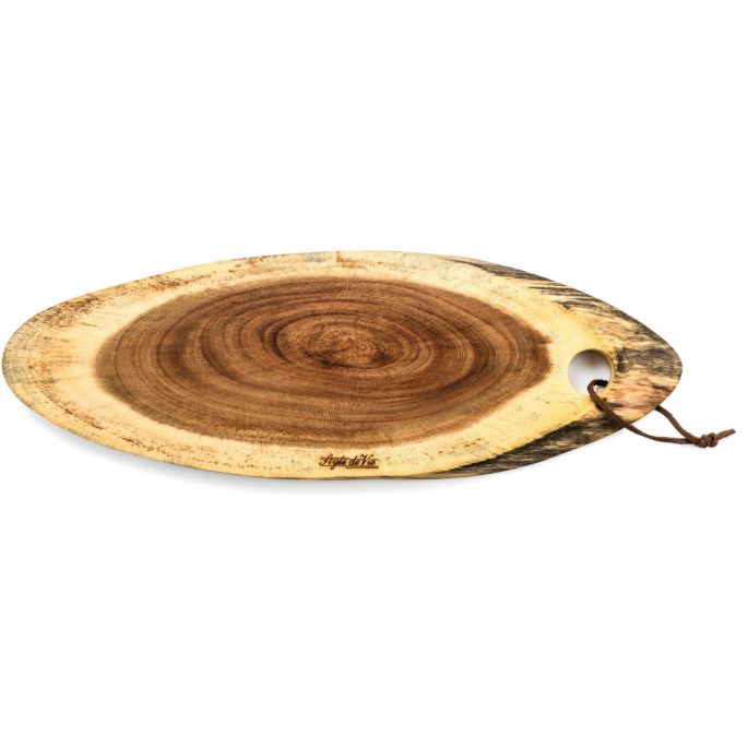 Plank ovaal vervaardigd van Acacia Medium