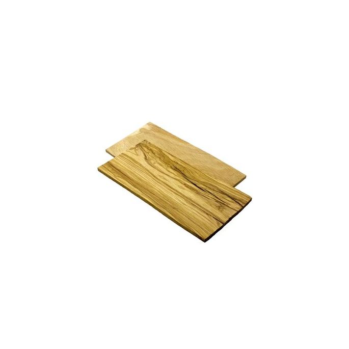 Rookplank olijf rechthoek 22x11cm 2 stuks