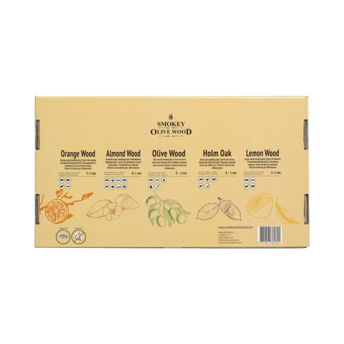 Smokey Olive Wood Giftbox Nr1 - Intense smaakversterking - 5x 300ml