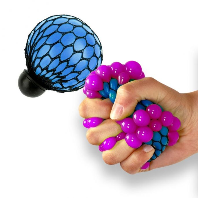 Virus Stressbal Blauw