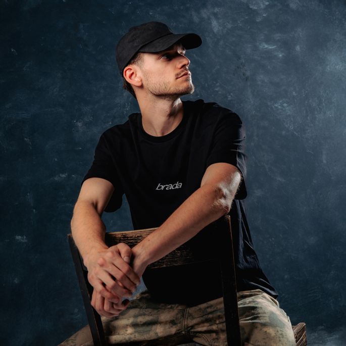 Brada shirt met tekst (XS)