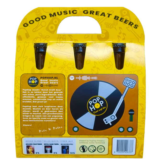 PopHop - Giftpack Blond, tripel en quad