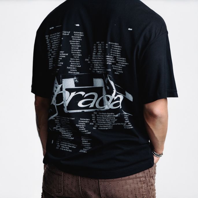 Brada shirt met tekst (M)