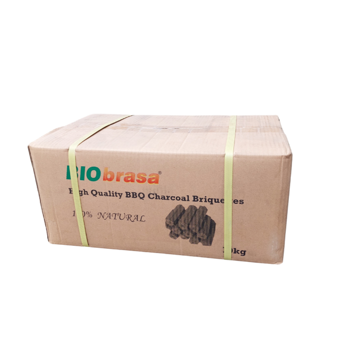 Biobrasa - 6-kantige houtskool briketten