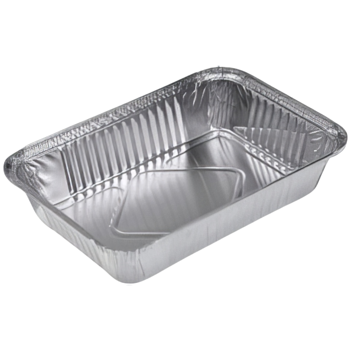 Aluminiumschaal rechthoekig formaat 325 x 265 x 60 mm