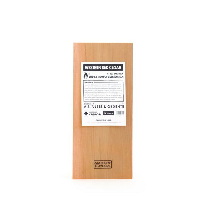 Cederhouten plank 45 x 20 cm