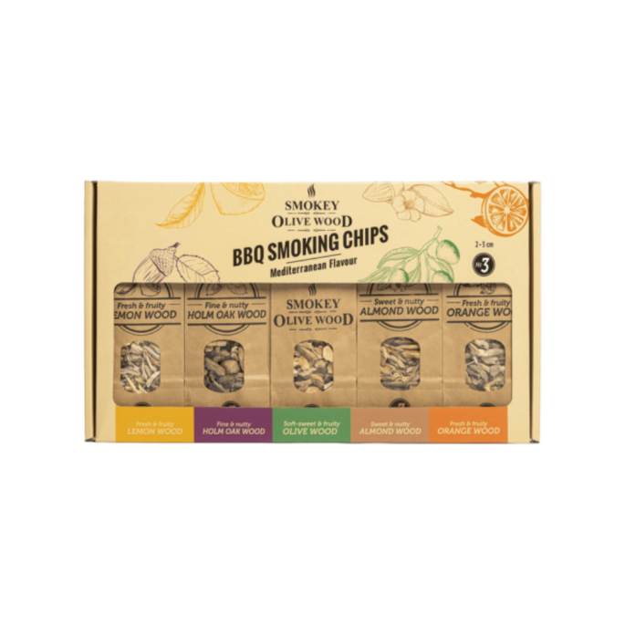 Giftbox Rooksnippers olive wood