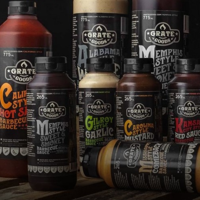 BBQ sauces van Grate Goods