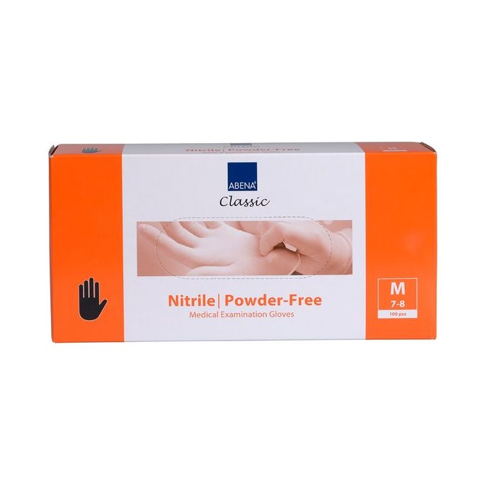 Handschoenen Nitrile Zwart M