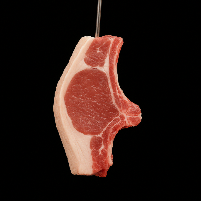 Lam Kotelet Zadel Gezaagd