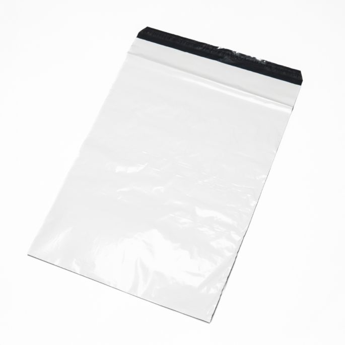 LDPE Verzendzak met dubbele plakstrip 10 st formaat 500 x 700 mm