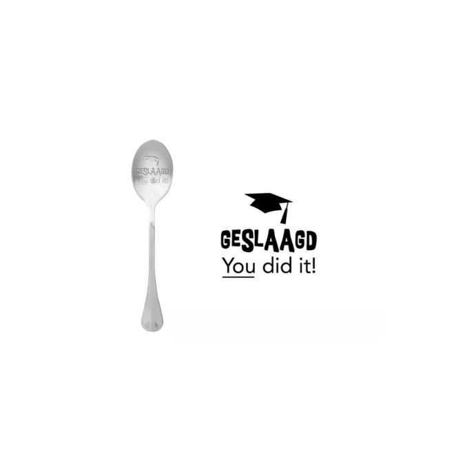 Geslaagd, you did it!