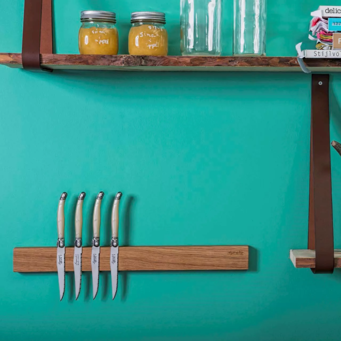 Magnetisch messenrek 50 cm Eiken