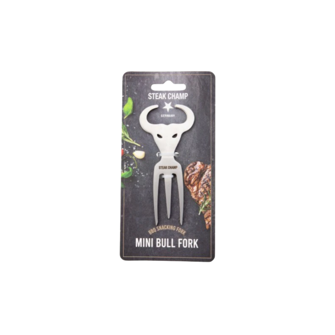 Mini Bull-Fork Snacking Fork, 2pc Set