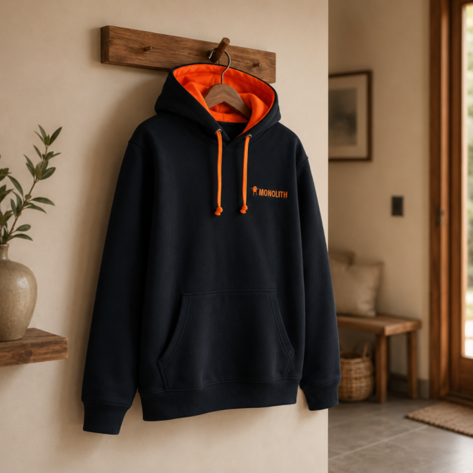 Monolith Hoodie Zwart