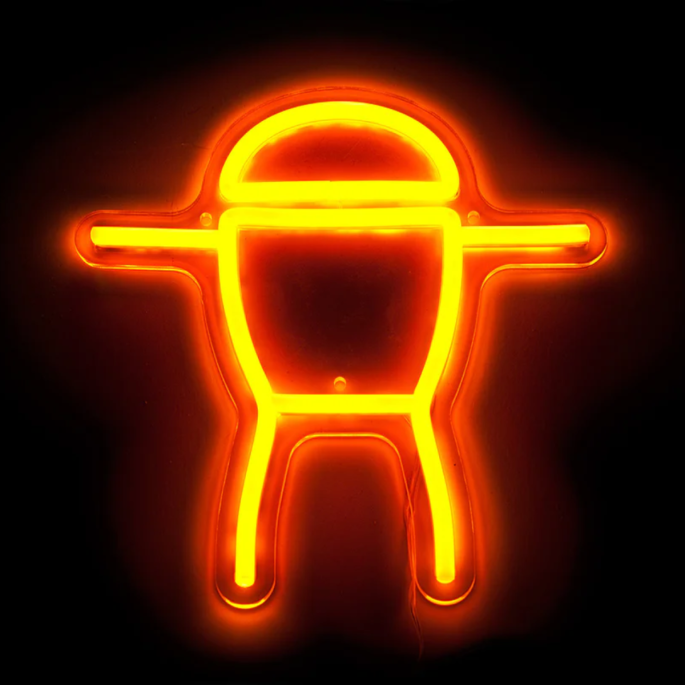 Monolith neon verlichting