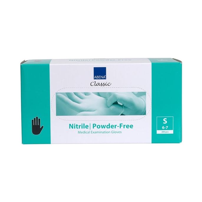 Handschoenen Nitrile Zwart S