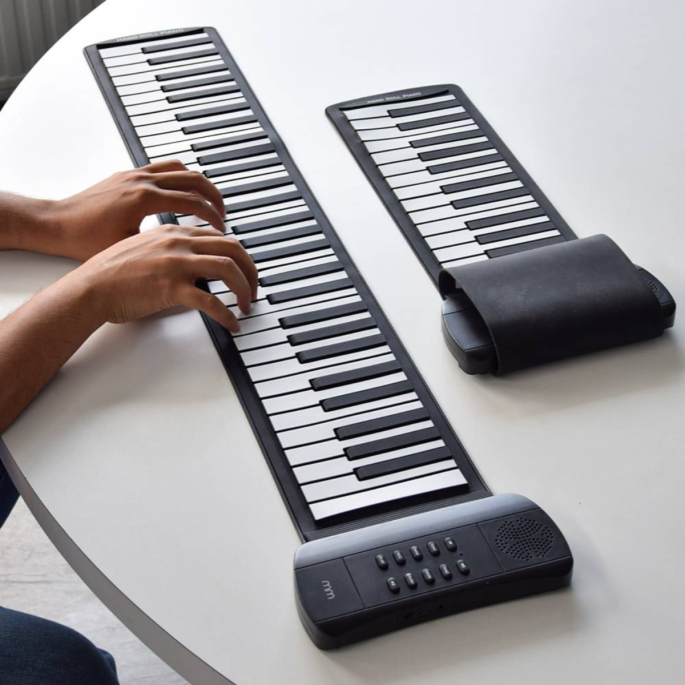 Roll Up Keyboard – Compacte Oprolbare Digitale Piano met 61 Toetsen & 16 Instrumenttonen