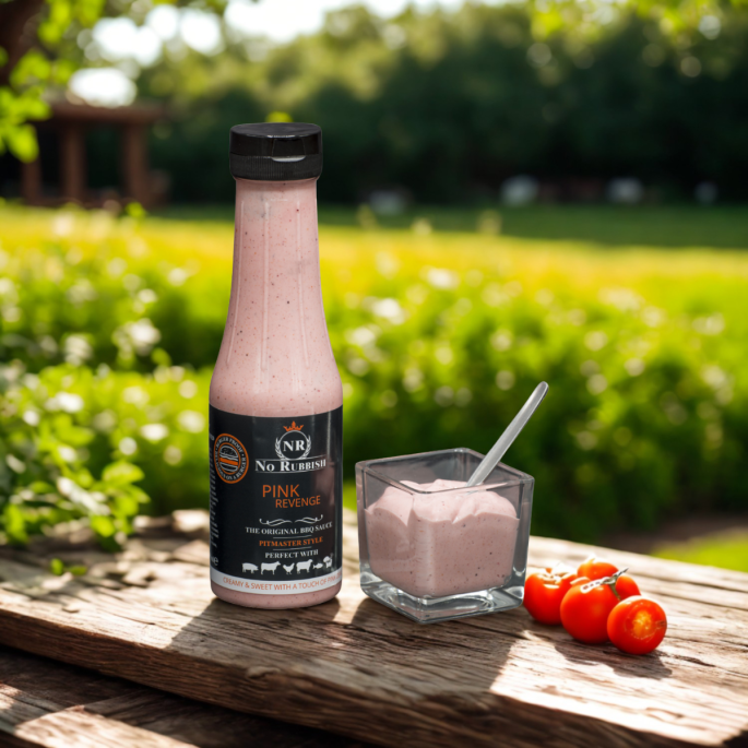 Pink Revenge barbecue saus