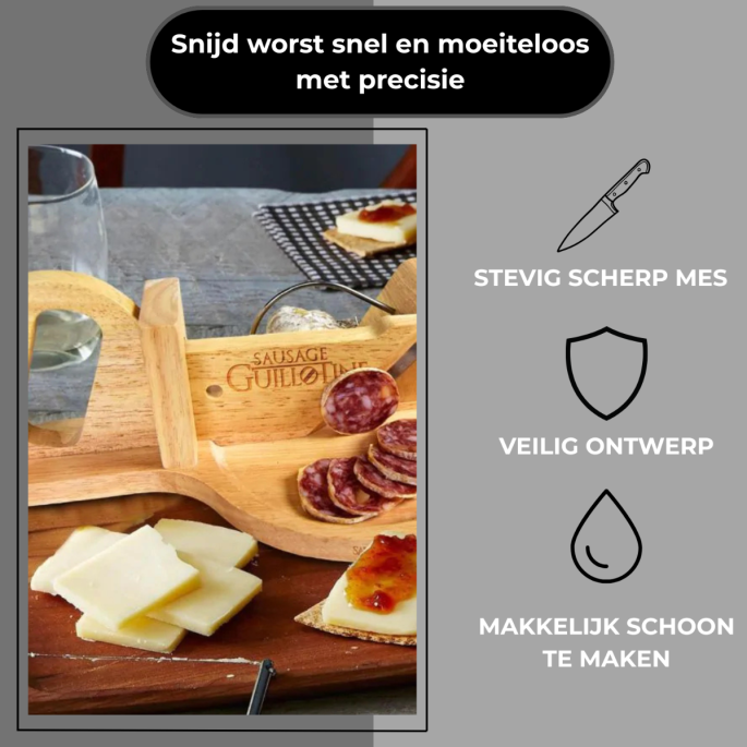 Worst Guillotine – Eenvoudig en Veilig Worst Snijden