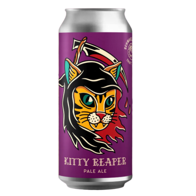 Schwarze Rose Kitty Reaper