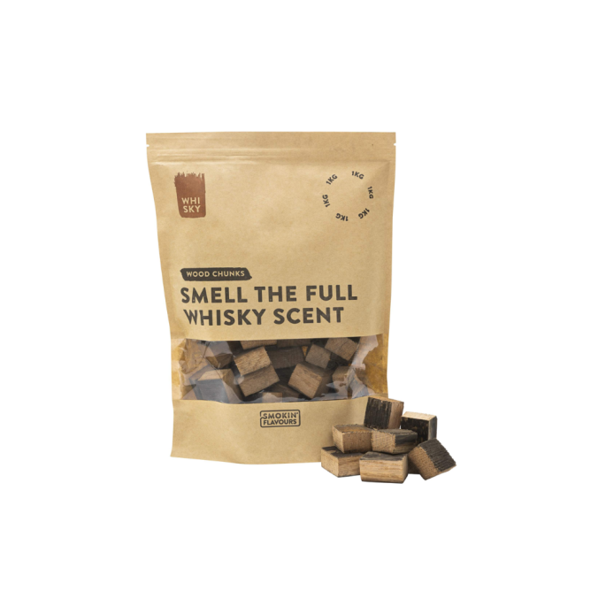 Rookchunks Whisky vaten