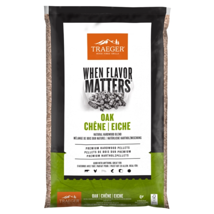 Traeger Oak Pellets 9kg