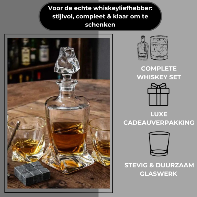 Twisted Decanter Set