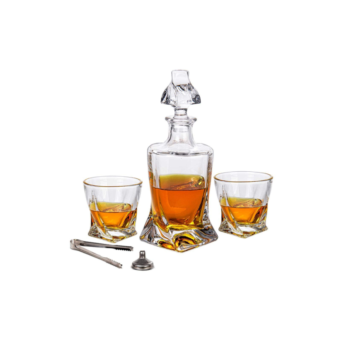 Twisted Decanter Set
