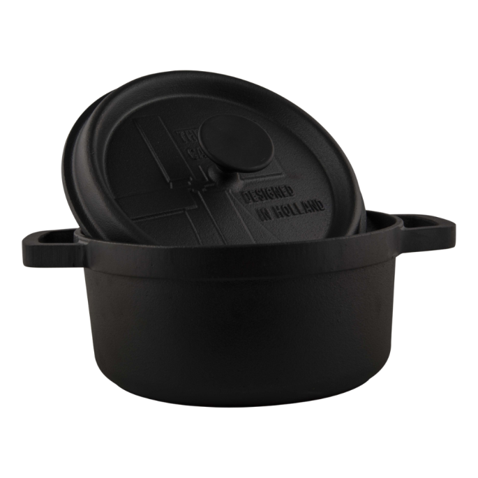 BBQ pan met deksel medium