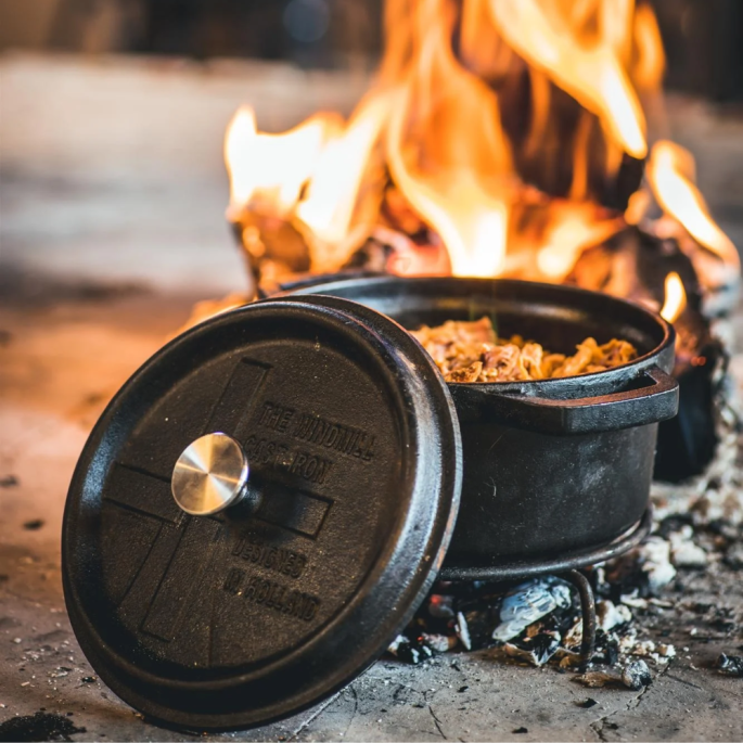 BBQ pan Large met deksel