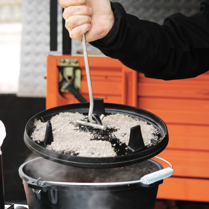 RVS Deksellifter gebruik je om de deksel mee op te tillen