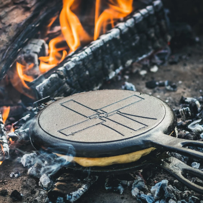Cast iron wafelijzer