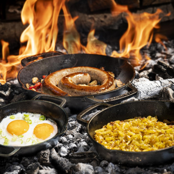 Skillet M met 2 handvatten