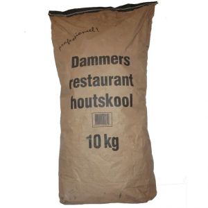 Dammers Restaurant Houtskool - 10kg - Houtskool bbq - Dammers houtskool - Brand langdurig mee