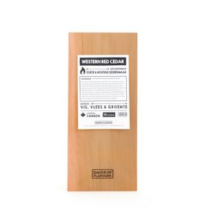 Cederhouten plank 45 x 20 cm